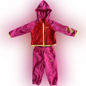 Girls Nike DRI-FIT Matching Hoodie and Pants Set- 12 M